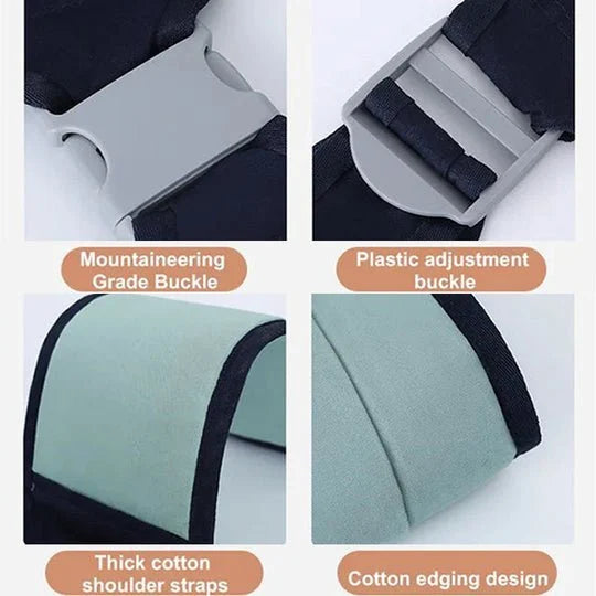 🎉Offerta speciale👶 Marsupio traspirante 4 in 1✨ Da 0 a 36 mesi, davanti/dietro/con il bambino rivolto verso l’interno o verso l’esterno – Mani libere