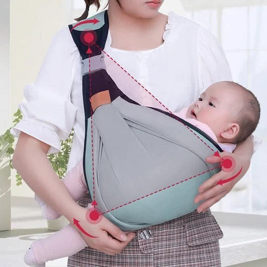 🎉Offerta speciale👶 Marsupio traspirante 4 in 1✨ Da 0 a 36 mesi, davanti/dietro/con il bambino rivolto verso l’interno o verso l’esterno – Mani libere