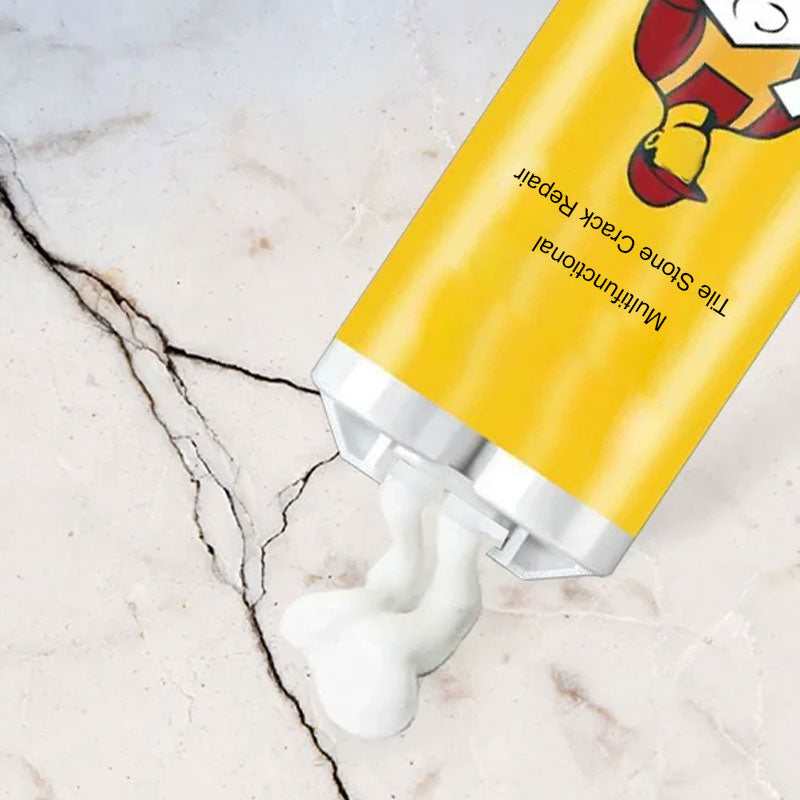 Kit per riparare crepe su piastrelle e pietra, stucco di qualità professionale per sigillare fessure, formula impermeabile e con abbinamento dei colori 🛠️💧