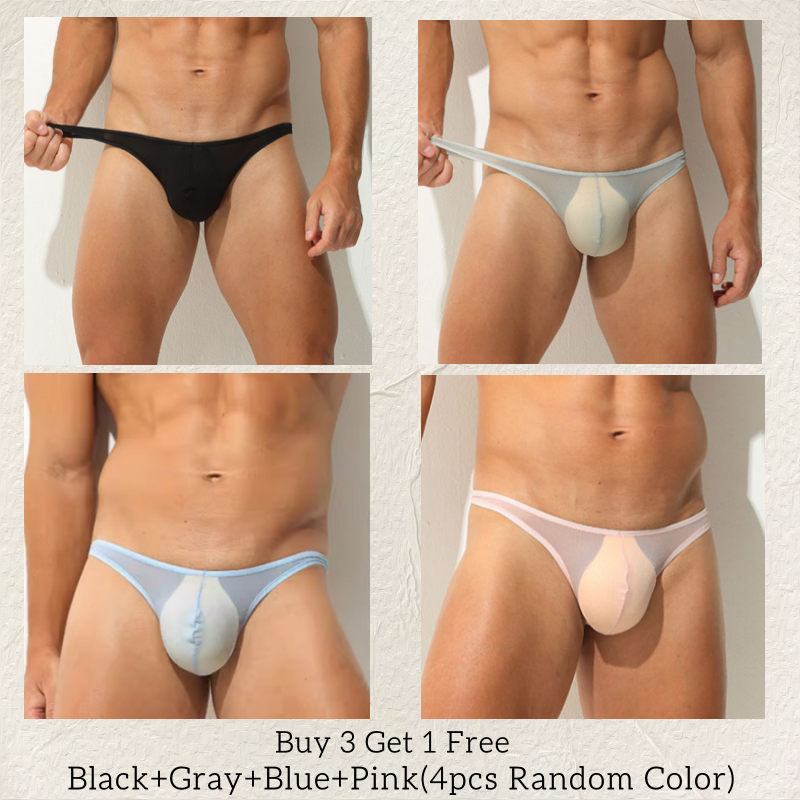 Slip traspiranti sexy a vita bassa da uomo🌟🌟NUOVO ARRIVO - SCONTO DEL 49%