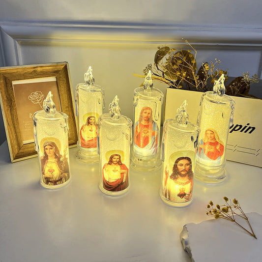 Jesus LED Prayer Candle(Buy 2 Get 10% Off，Buy 3 Get 20% Off)