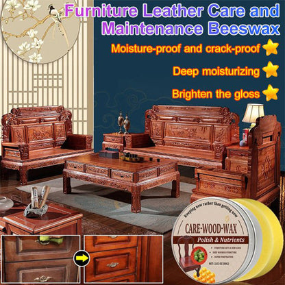 Furniture Leather Care & Maintenance Beeswax