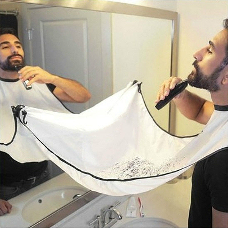 Pettorina per la barba: raccogli capelli per la rasatura maschile