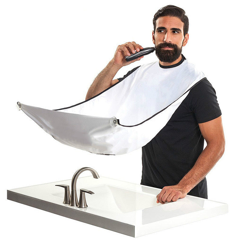 Pettorina per la barba: raccogli capelli per la rasatura maschile