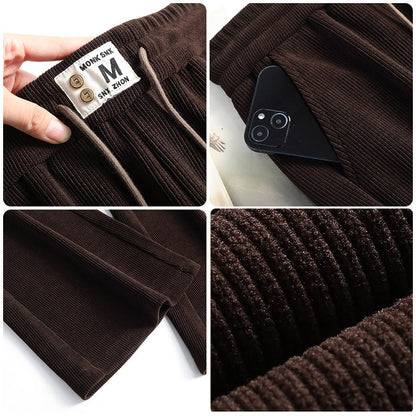 Women's Thick High Waist Drawstring Long Pants