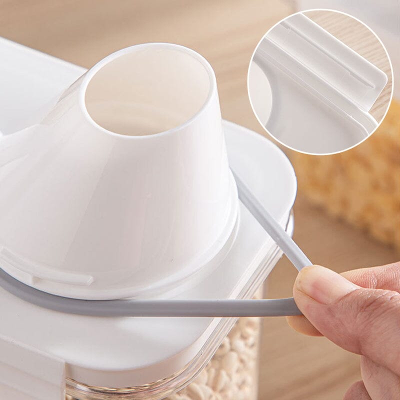 Dispenser per Cereali e Alimenti Secchi | Contenitore Dosatore Salva Freschezza per Cucina