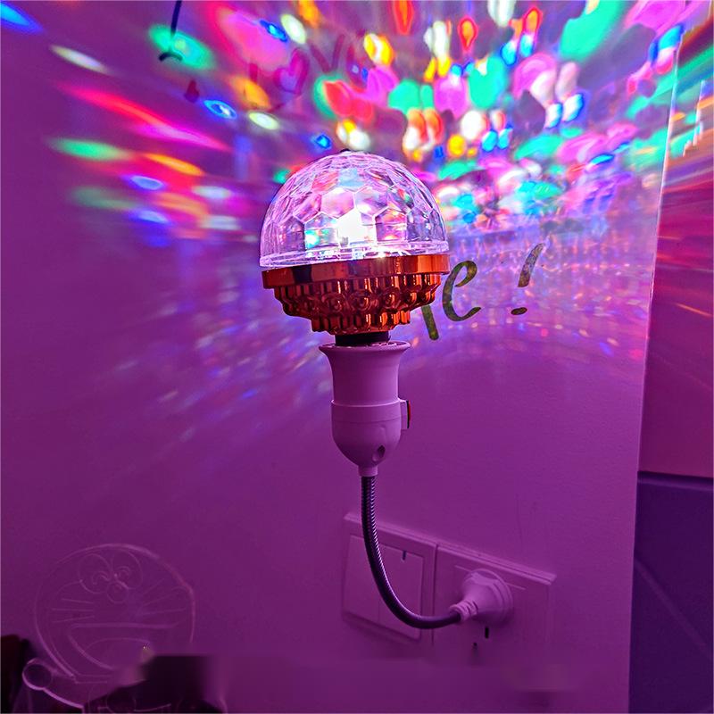 🌈✨ Luce Rotante a Sfera da Discoteca Colorata