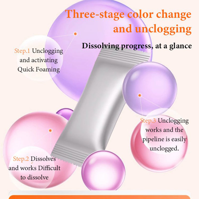 🔥 Nuovo Bestseller ❤️‍🔥  Detergente per Scarichi Multiuso Potente Anti-Ingorgo in Polvere