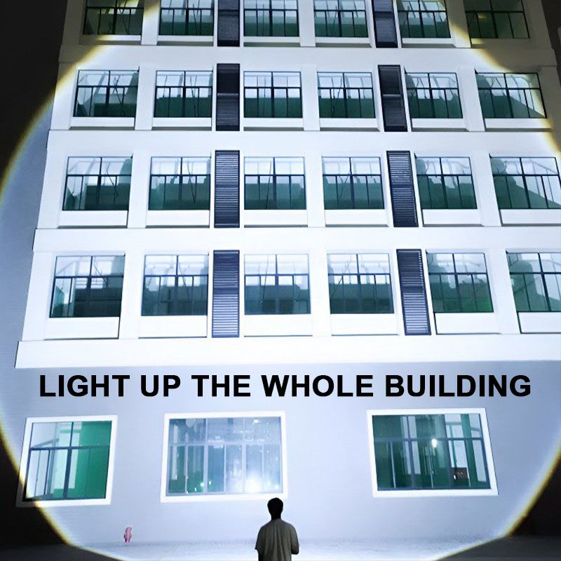 Laser bianco multifunzionale telescopico Zoom Torcia tattica