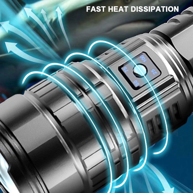 Laser bianco multifunzionale telescopico Zoom Torcia tattica