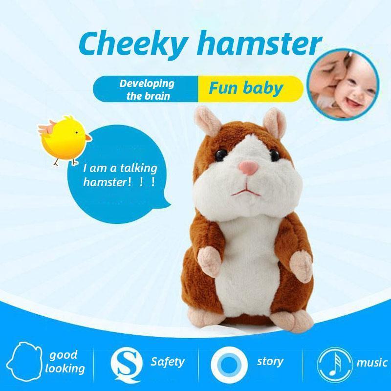 🐹 Ultimo giorno al prezzo speciale di €23.99! ✨Criceto parlante di peluche – ripete tutto ciò che dici, scuote automaticamente la testa e diverte bambini e adulti.🎁