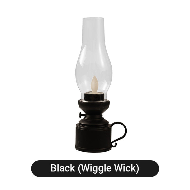 ✨🔥Lampada LED vintage stile lampada a petrolio con fiamma mobile