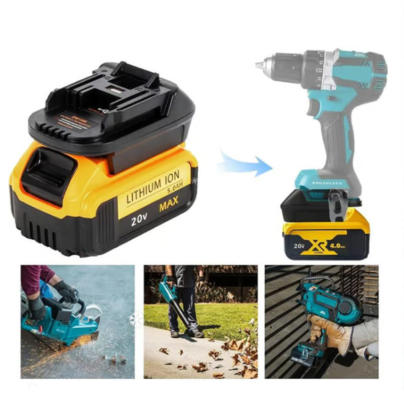 Adattatore per batteria al litio per utensili a batteria da 18V