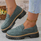 ⏳Offerta di fabbrica ultimo giorno - sconto del 53% 🎁Mocassini da donna comodi con tacco grosso e design slip-on