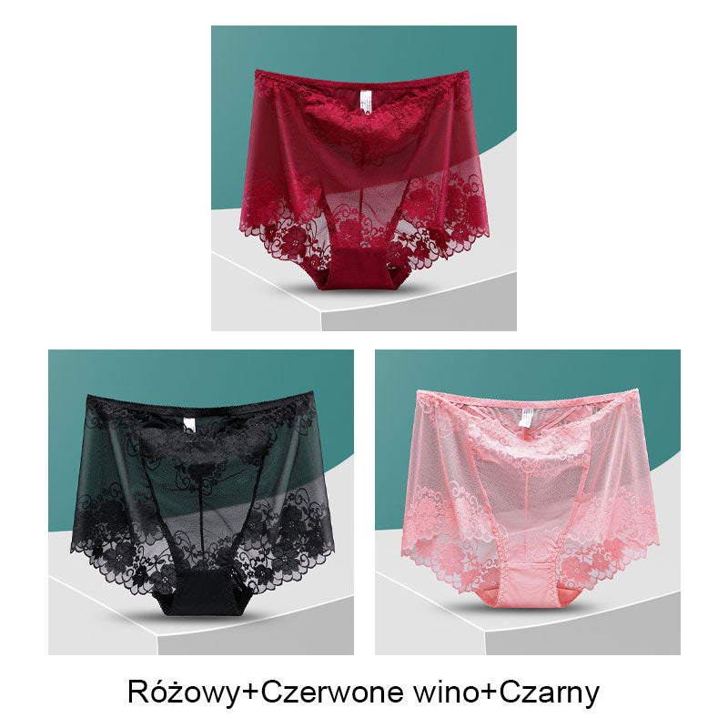 🏆🔥 Compra di più, risparmia di più!😍 💜Mutandine da donna in pizzo di seta fatte a mano