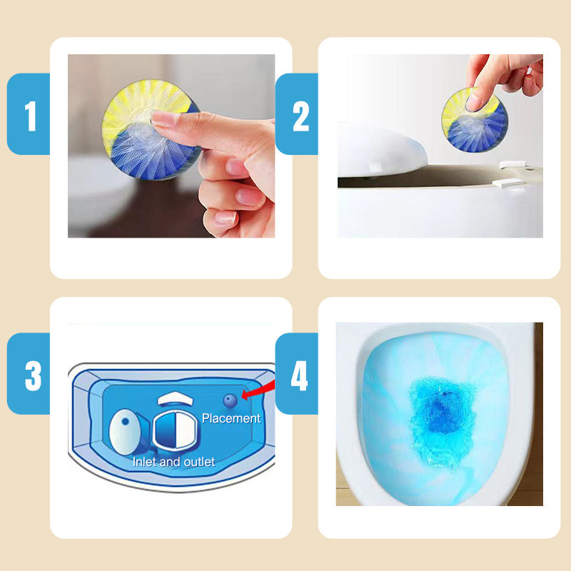 Detergente bicolore per WC
