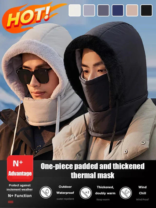 🧢❄️ Spesso Thermo Cappello con Maschera Faciale – Il più bello regalo per la tua famiglia!! 🎁🎁