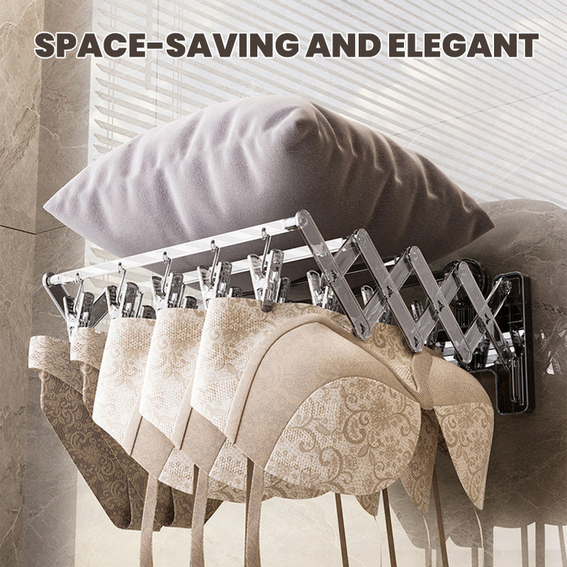 20-Clip Foldable Suction Cup Drying Racks