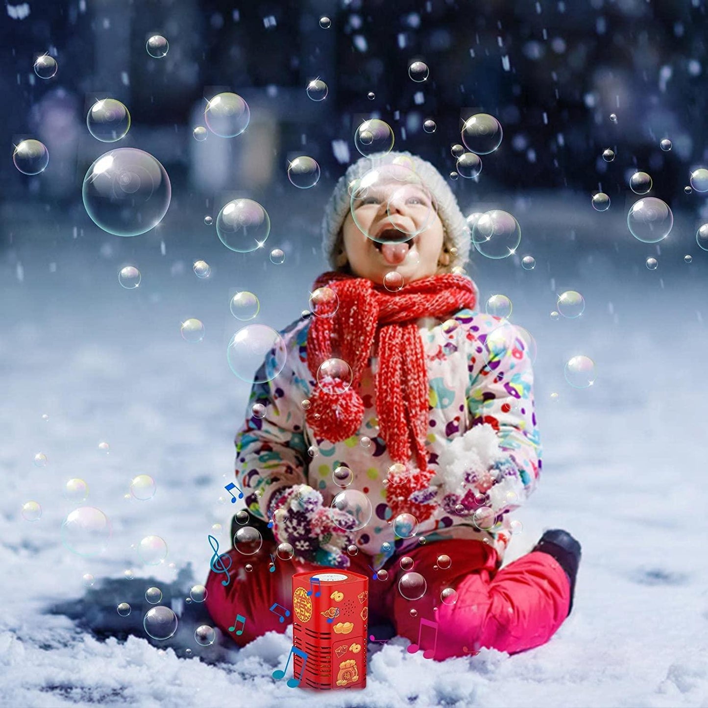 🥳Buon Anno🔥Creatore di bolle luminose