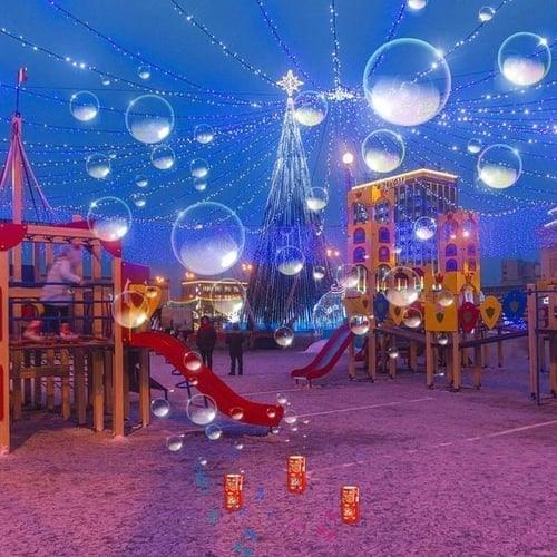 🥳Buon Anno🔥Creatore di bolle luminose