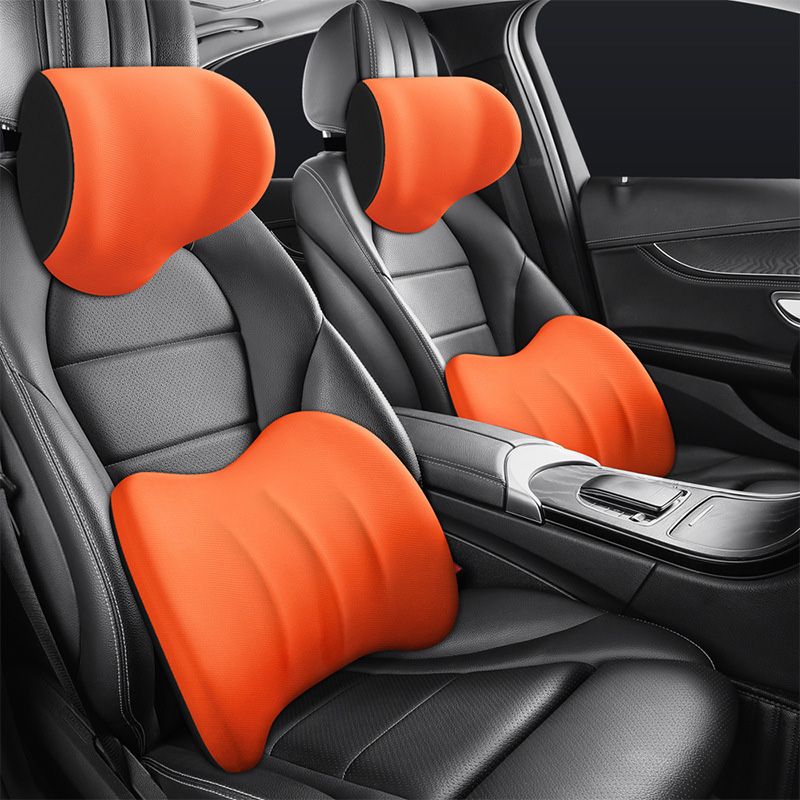 Poggiatesta Ergonomico per Auto e Cuscino Lombare – Comfort e Supporto per Lunghi Viaggi