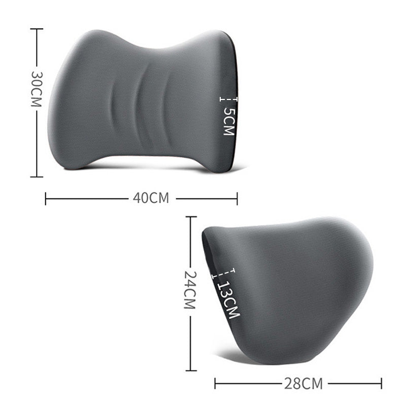 Poggiatesta Ergonomico per Auto e Cuscino Lombare – Comfort e Supporto per Lunghi Viaggi