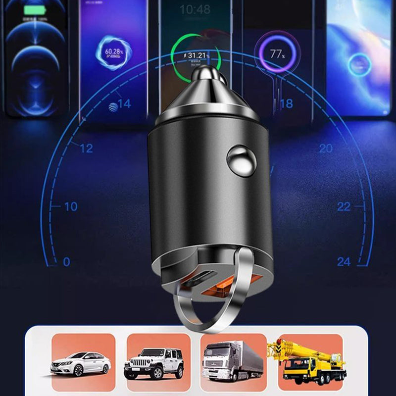 🚗GRANDE SALDI - SCONTO DEL 60%🔥Caricabatterie per auto ultraveloce - Ricarica rapida PD e QC a doppia porta