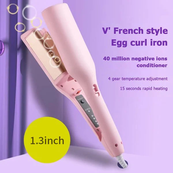 ✨【Solo per poco tempo: 50% di sconto!】Arricciacapelli romantico per boccoli effetto egg roll alla francese