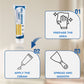 Kit Completo per Riparazione Cartongesso con Spatola - Rapido ed Efficiente