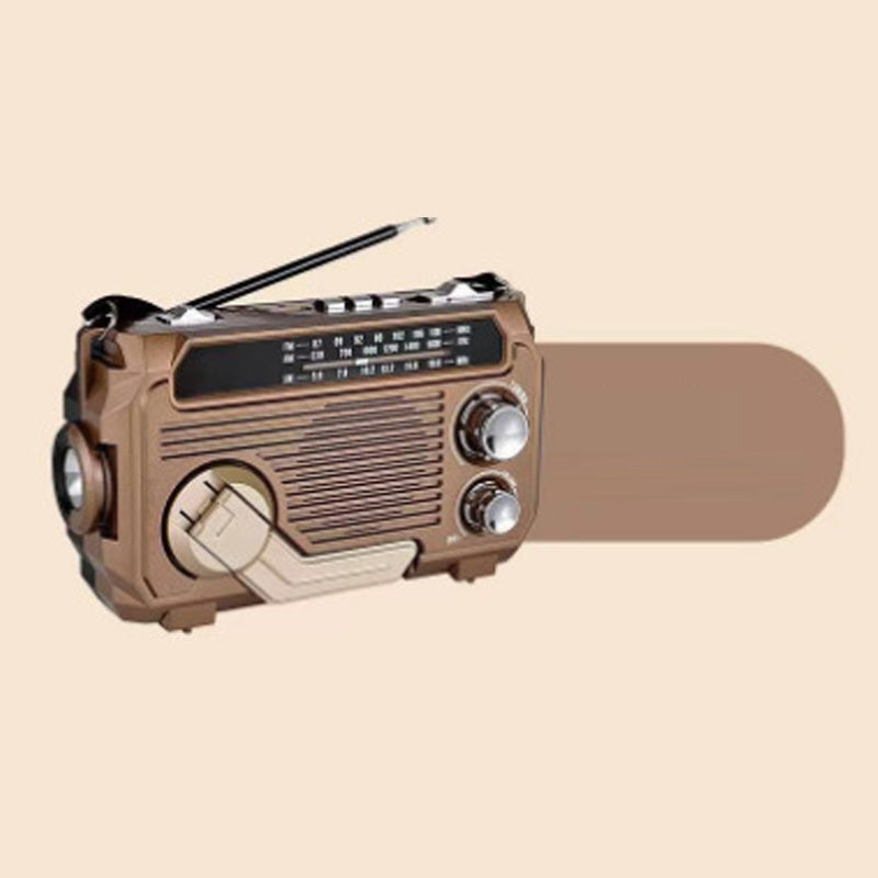 📻Multi-function Hand Crank Portable Radio with Flashlight