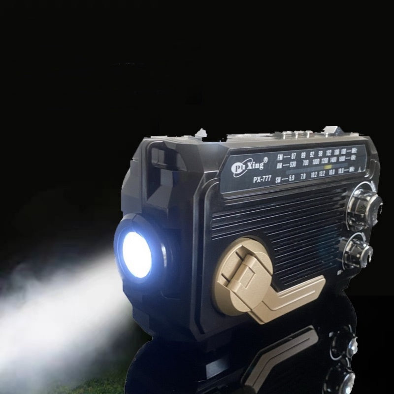 📻Multi-function Hand Crank Portable Radio with Flashlight