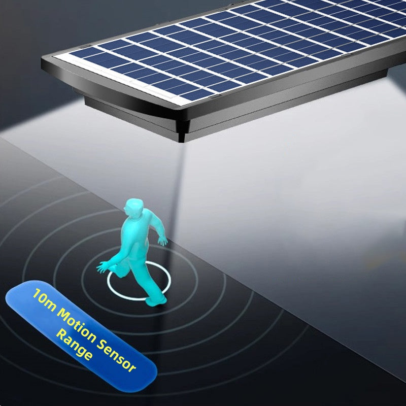 Lampione solare con sensore di movimento e telecomando