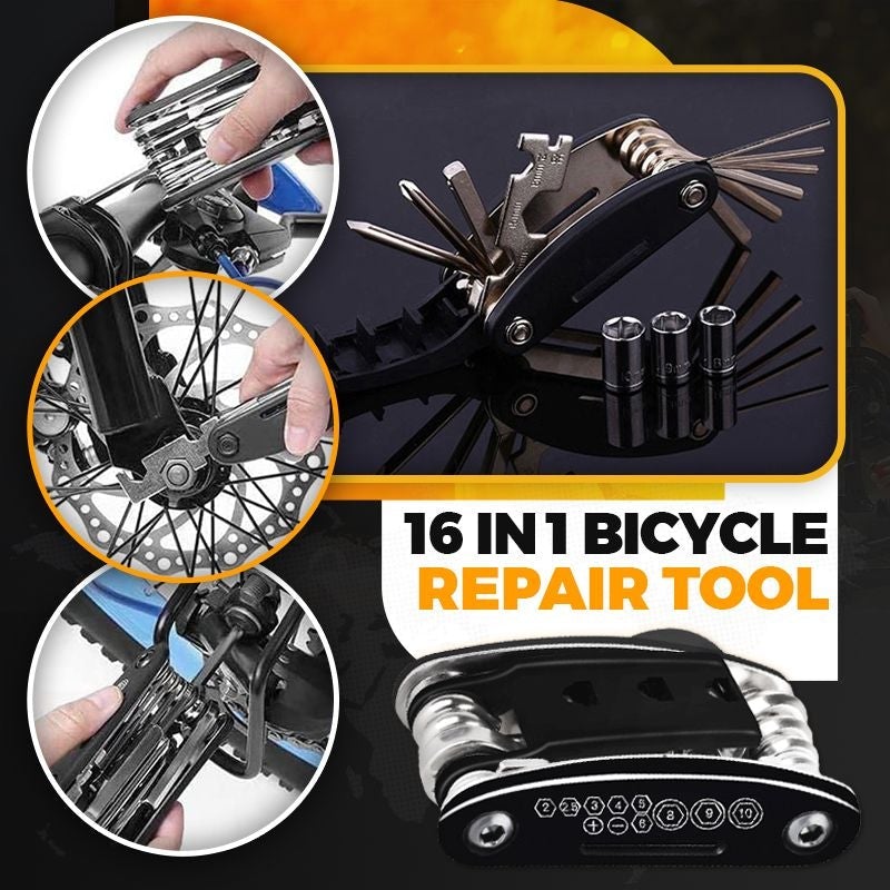Kit Riparazione Bici 16 in 1