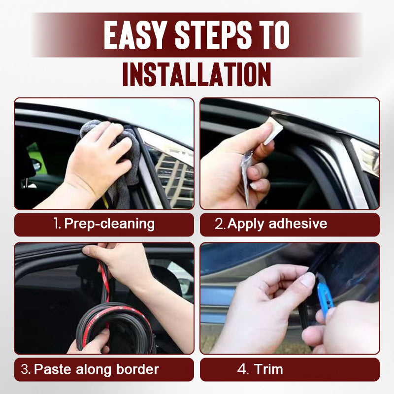 🚗 Riduzione del 49,99% 🧷 Nastro sigillante in gomma antipolvere per ridurre il rumore dell'automobile.
