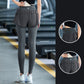 Leggings fitness da donna a vita alta con tasca