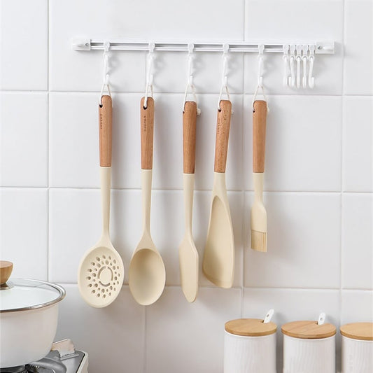 🧺Compra 1 prendi 1 gratis🔥! Gancio a S da parete senza foratura – ganci regolabili, montaggio senza buchi & organizzazione versatile – perfetto per cucina, bagno e corridoio 🏠✨