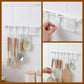🧺Compra 1 prendi 1 gratis🔥! Gancio a S da parete senza foratura – ganci regolabili, montaggio senza buchi & organizzazione versatile – perfetto per cucina, bagno e corridoio 🏠✨