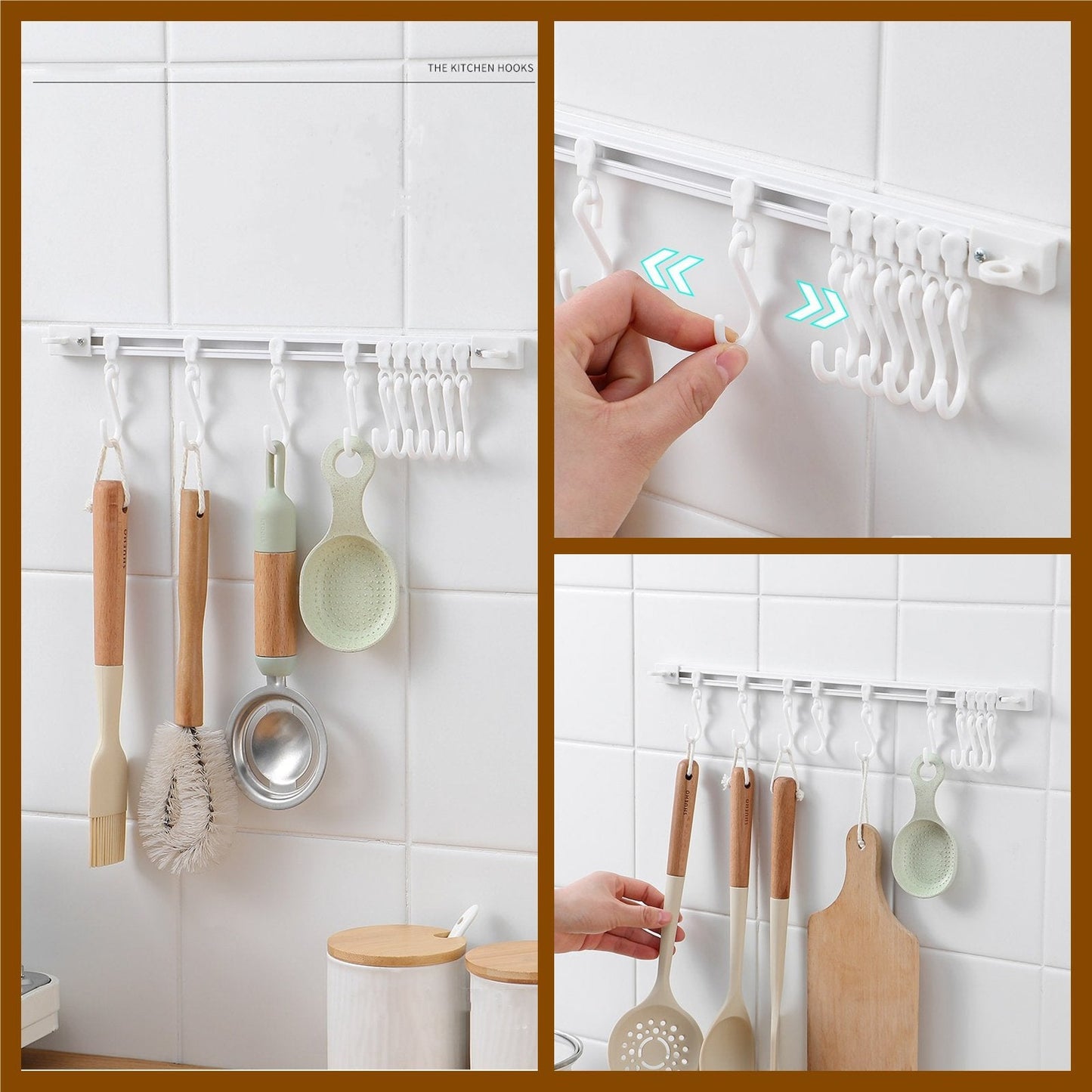 🧺Compra 1 prendi 1 gratis🔥! Gancio a S da parete senza foratura – ganci regolabili, montaggio senza buchi & organizzazione versatile – perfetto per cucina, bagno e corridoio 🏠✨
