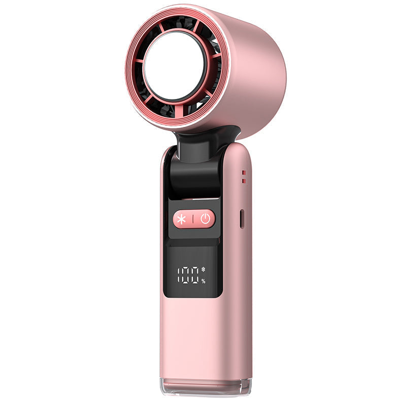 🧊 PROMOZIONE ESTIVA -50%! 💦 Mini ventilatore tubolare portatile 2025 – Raffreddamento ad alta potenza con ghiaccio, batteria da 4000 mAh, compatto da 183 mm · Grigio, rosa e bianco ❄️🔥