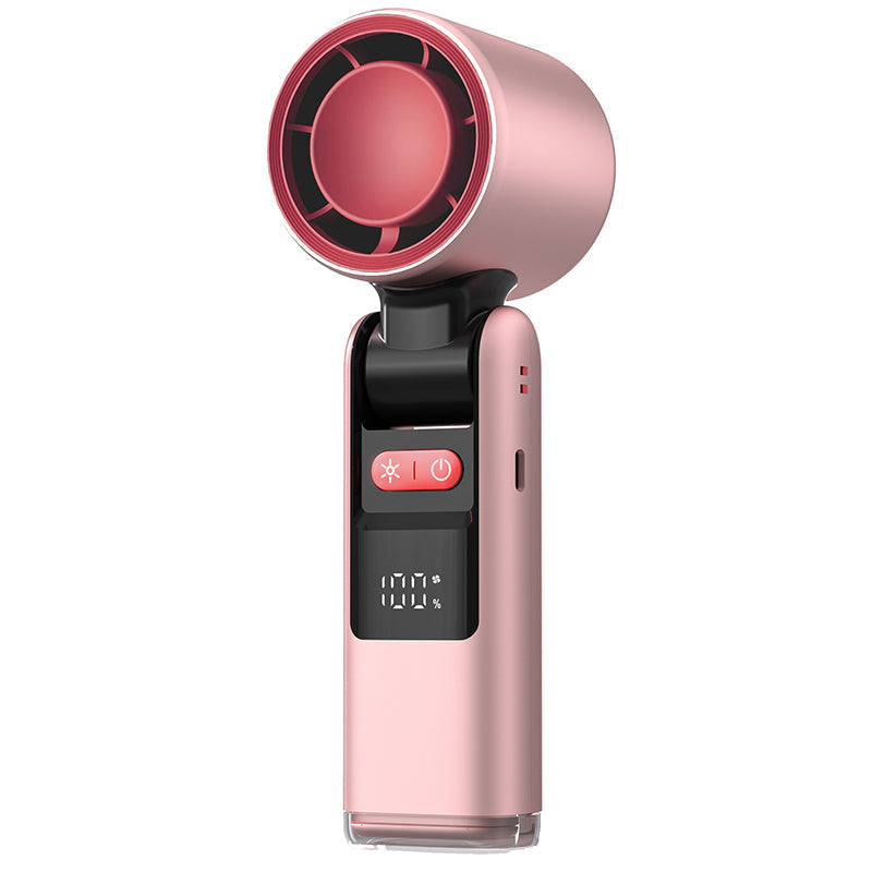 🧊 PROMOZIONE ESTIVA -50%! 💦 Mini ventilatore tubolare portatile 2025 – Raffreddamento ad alta potenza con ghiaccio, batteria da 4000 mAh, compatto da 183 mm · Grigio, rosa e bianco ❄️🔥