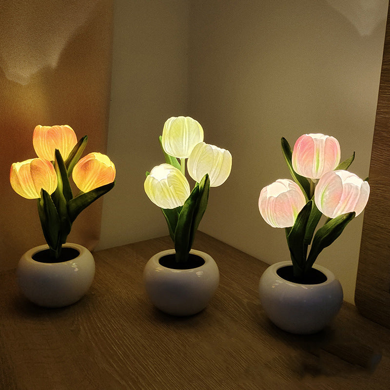 Lampada da Tavolo a Tulipano LED