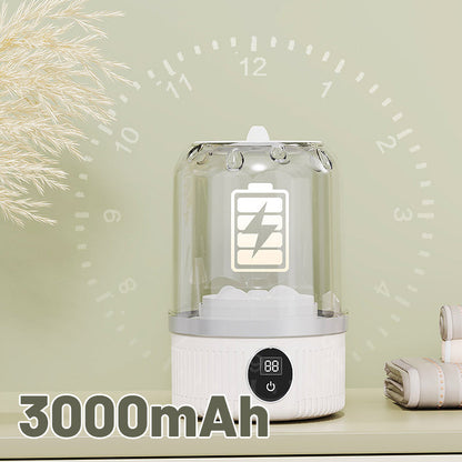 Mini lavatrice portatile senza fili e ricaricabile – libera le tue mani