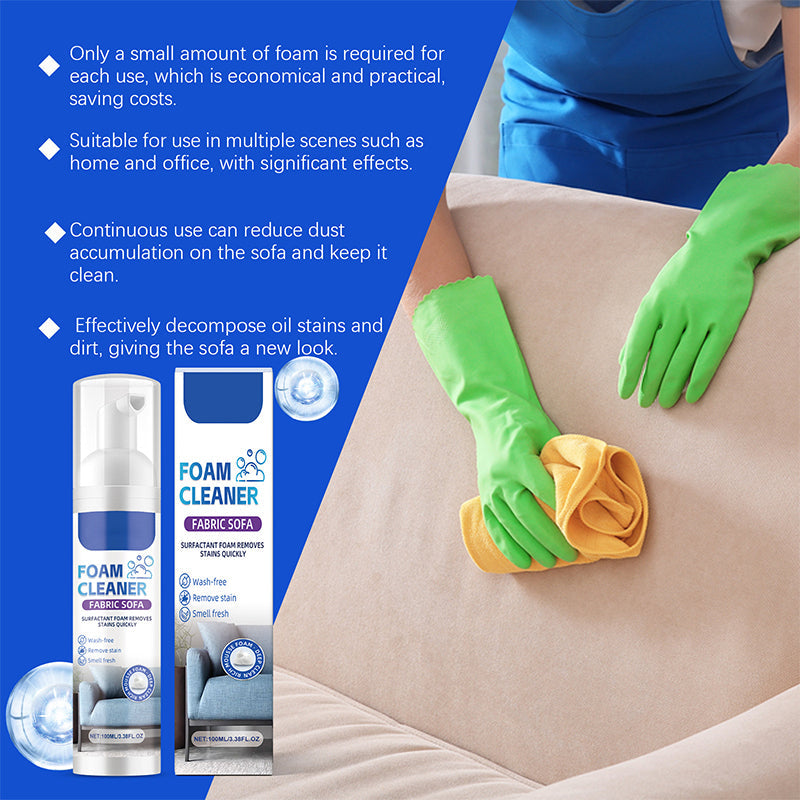 🛋️💨 Potente detergente in schiuma per divani in tessuto – Rimuove le macchie e rilascia una schiuma fresca ✨🧼