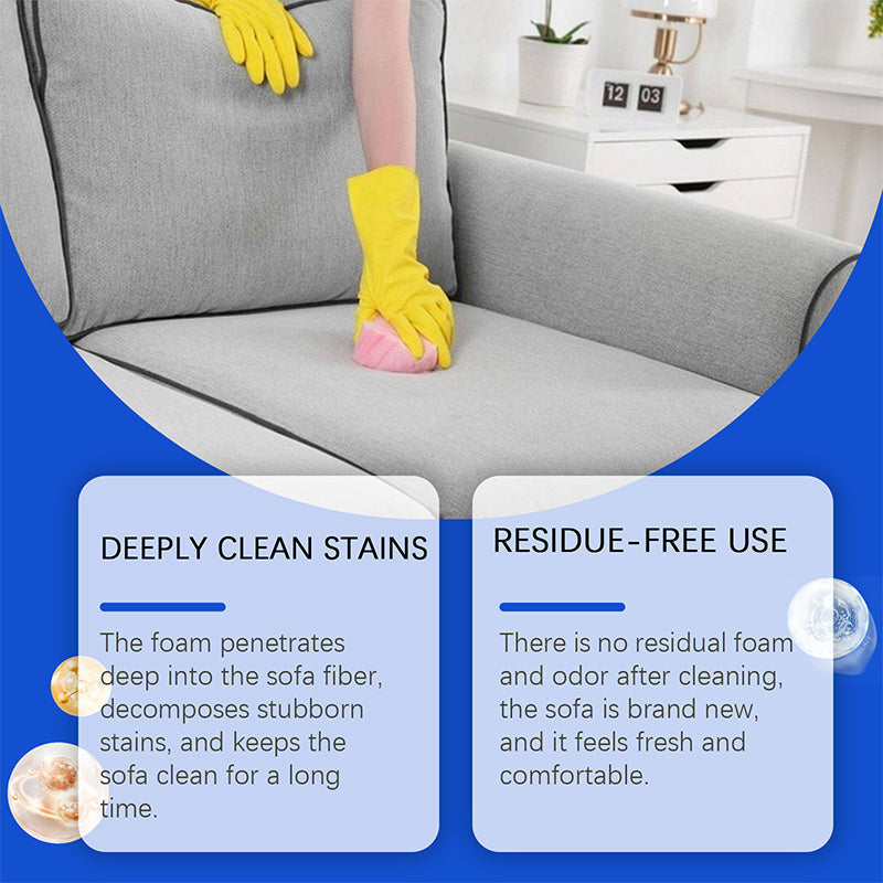 🛋️💨 Potente detergente in schiuma per divani in tessuto – Rimuove le macchie e rilascia una schiuma fresca ✨🧼