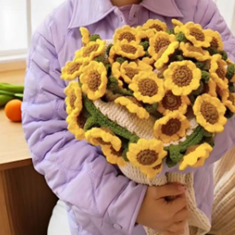 🔥50% DI SCONTO ORA! Coperta Bouquet all'Uncinetto – Design elegante a fiore, morbida e calda, idea regalo perfetta per ogni occasione✨