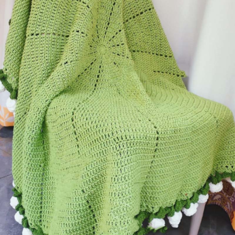 🔥50% DI SCONTO ORA! Coperta Bouquet all'Uncinetto – Design elegante a fiore, morbida e calda, idea regalo perfetta per ogni occasione✨