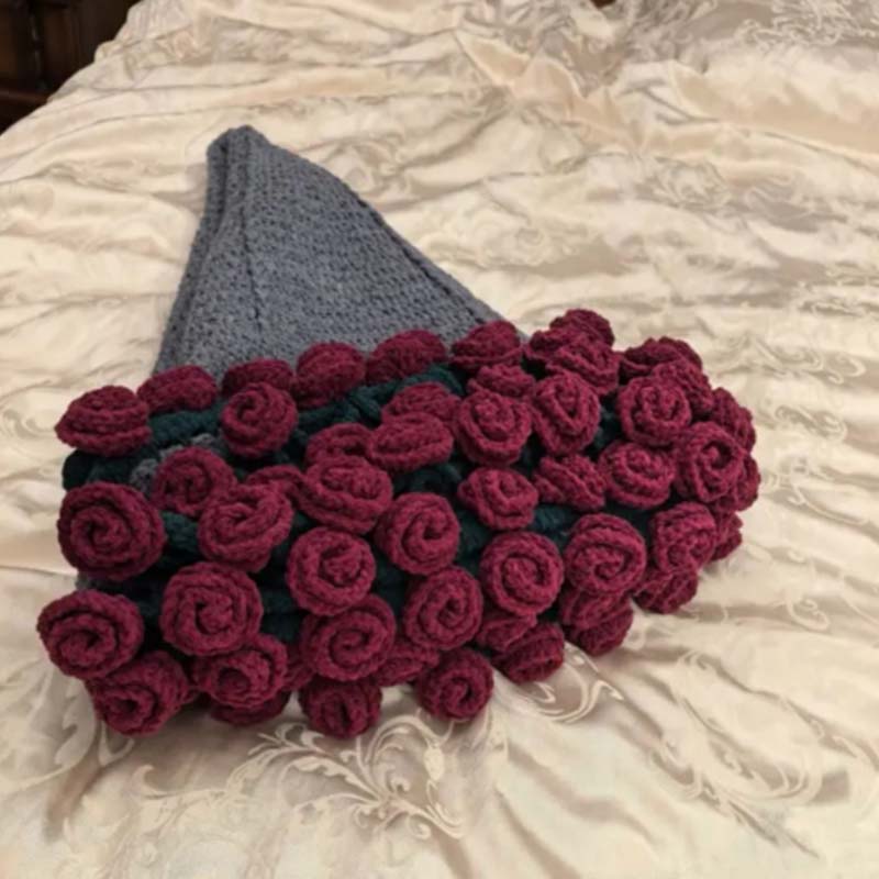 🔥50% DI SCONTO ORA! Coperta Bouquet all'Uncinetto – Design elegante a fiore, morbida e calda, idea regalo perfetta per ogni occasione✨