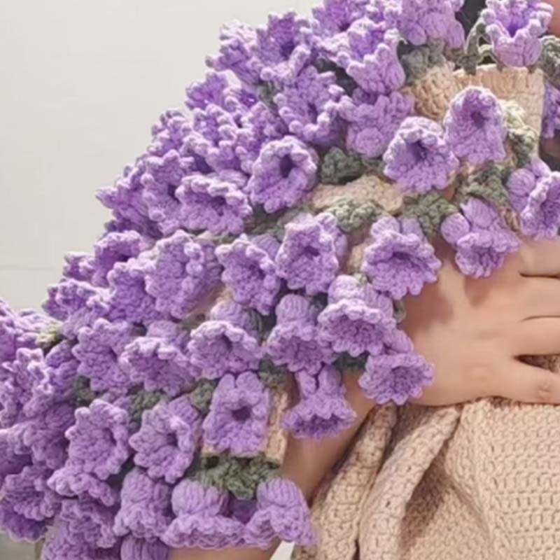 🔥50% DI SCONTO ORA! Coperta Bouquet all'Uncinetto – Design elegante a fiore, morbida e calda, idea regalo perfetta per ogni occasione✨