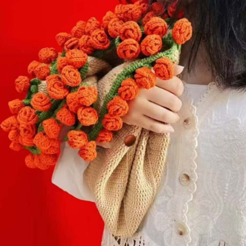 🔥50% DI SCONTO ORA! Coperta Bouquet all'Uncinetto – Design elegante a fiore, morbida e calda, idea regalo perfetta per ogni occasione✨