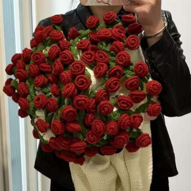 🔥50% DI SCONTO ORA! Coperta Bouquet all'Uncinetto – Design elegante a fiore, morbida e calda, idea regalo perfetta per ogni occasione✨
